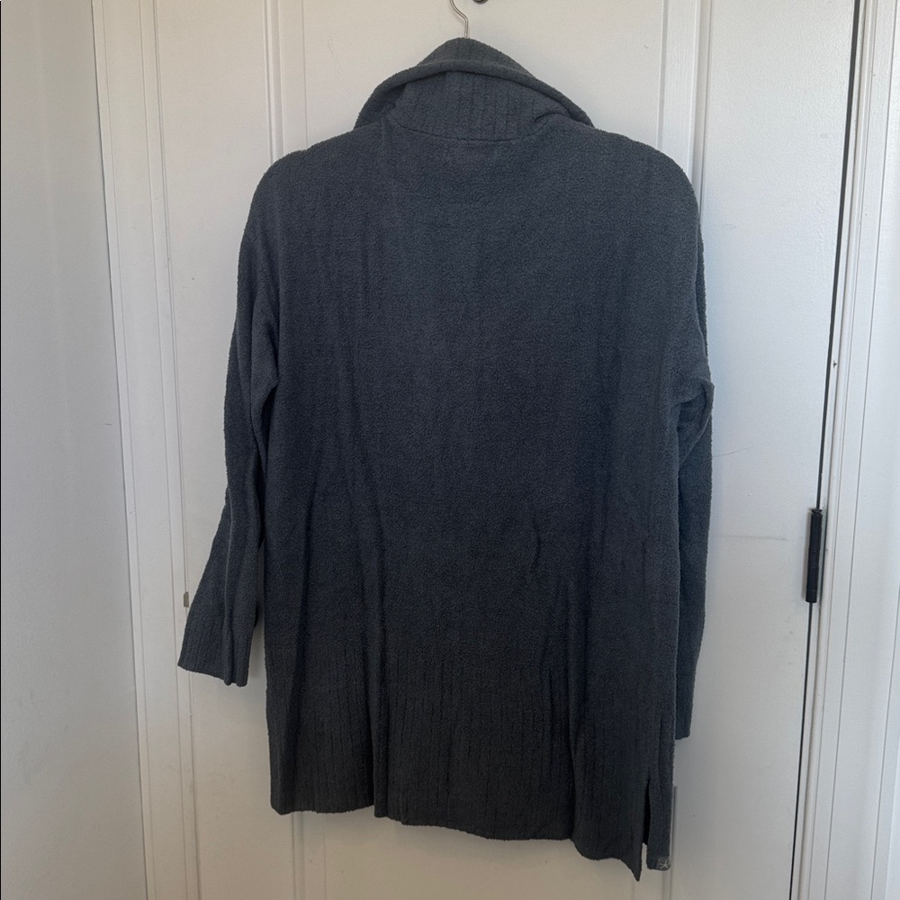 Barefoot Dreams Cozy Half-Zip Pullover Tunic - Charcoal small - Picture 8 of 8